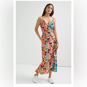Farm Rio for Anthropologie Toucan Wrap Dress